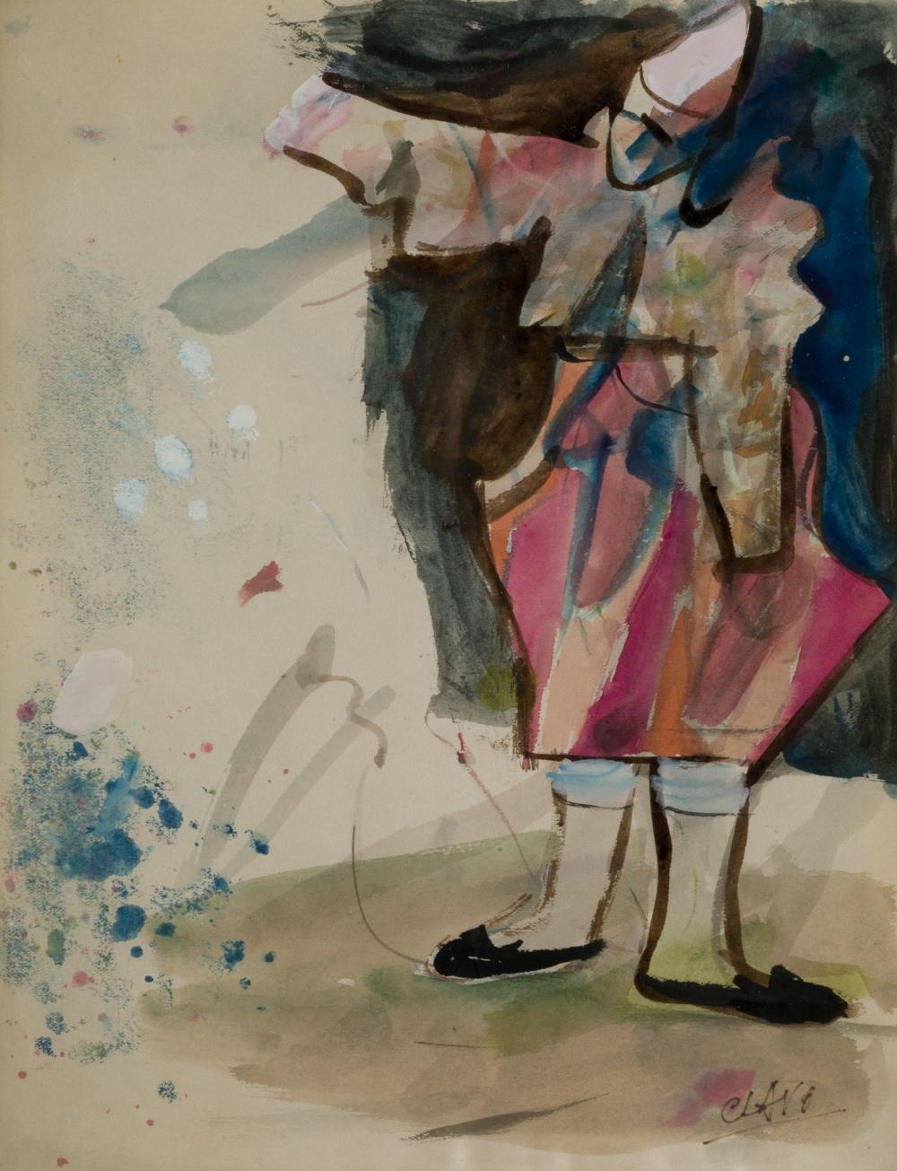 Javier Clavo comparable auction result: javier clavo 1918 1994 arlequin
