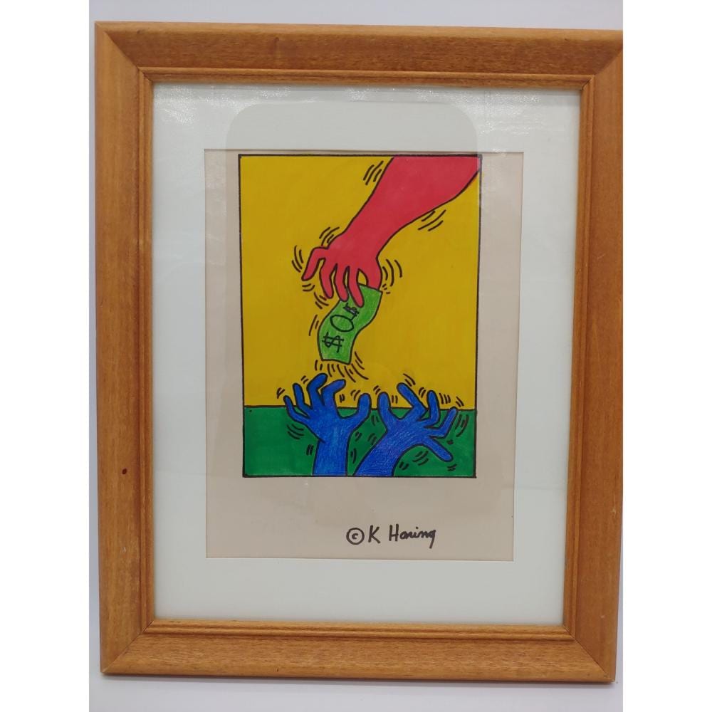 KEITH HARING (AFTER) DRAWING sold by RB Fine Arts, lot 285 — auction record photograph