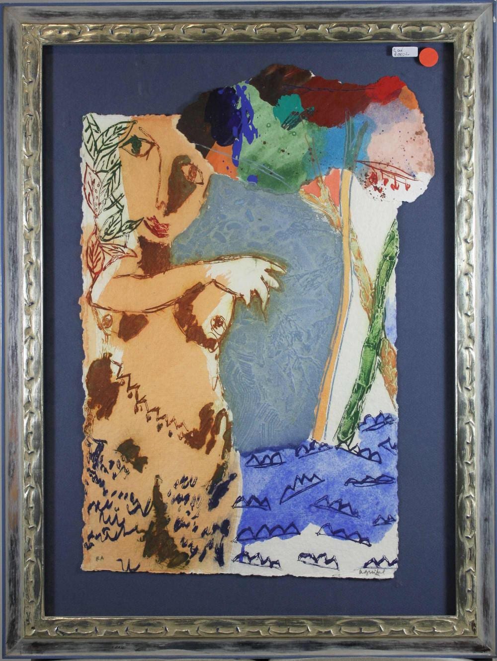 Henri Guibal comparable auction result: henri guibal franz sisch 1947 la petit mer carborundumradierung