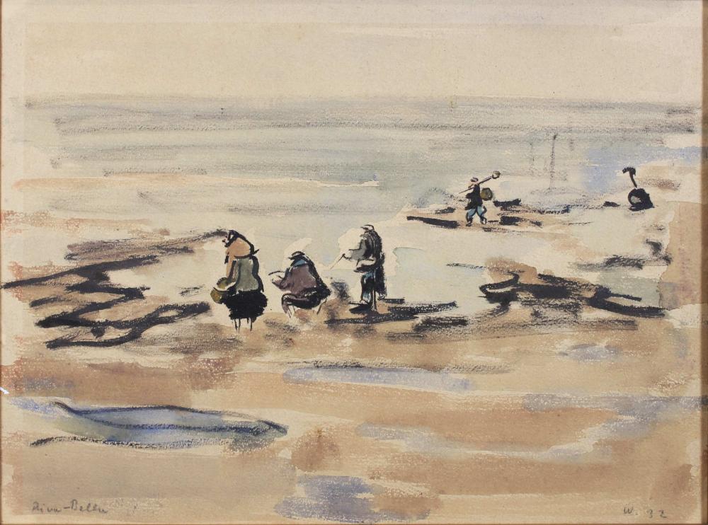 Paul Wieghardt comparable auction result: paul wieghardt deutsch amerikanisch 1897 1969 riva bella 1932 aquarell