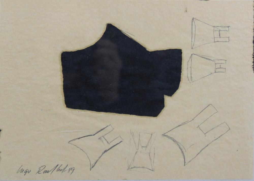 Ingo Ronkholz comparable auction result: ingo ronkholz deutsch geb 1953 abstrakte komposition 1989 mischtechnik