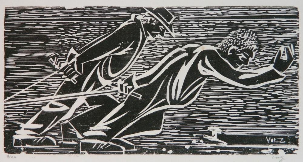 Hermann (1904) Volz comparable auction result: herman volz woodblock
