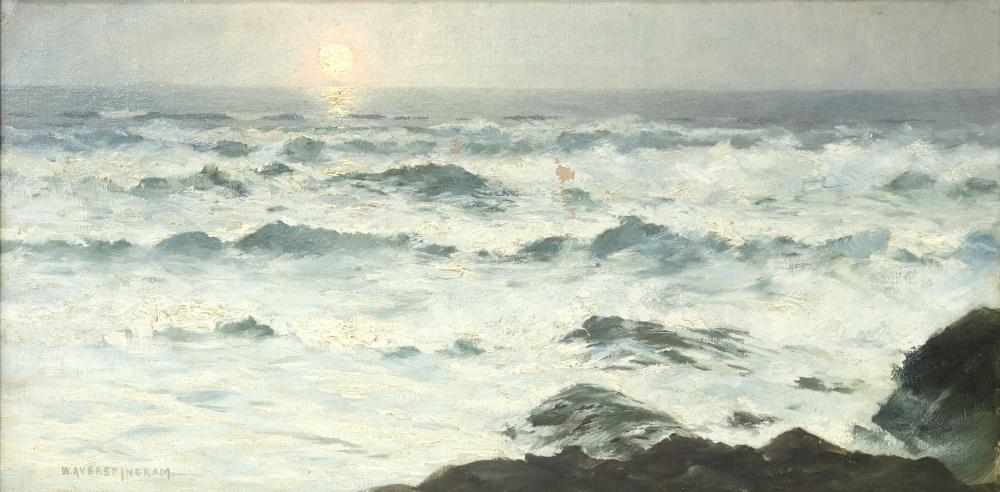 William Ayerst Ingram comparable auction result: william ayerst ingram 1855 1913 ocean waves o c