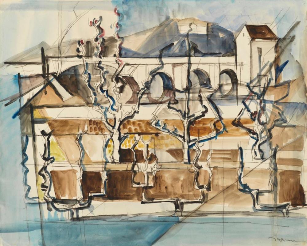 jacques despierre 1912 1995 oliviers et maison aquarelle et crayon sign e et d dicac e en ba · Expertisez Enchères · 2021-09-23 Jacques Despierre comparable auction result: jacques despierre 1912 1995 oliviers et maison aquarelle et crayon sign e et d dicac e en ba