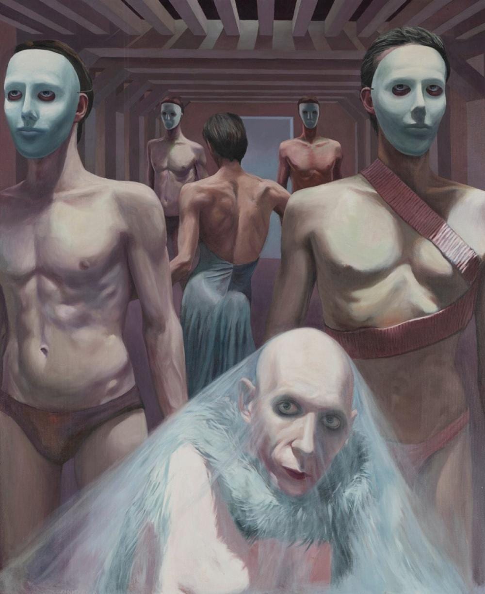 John Money comparable auction result: john money born 1953 dancers 1976