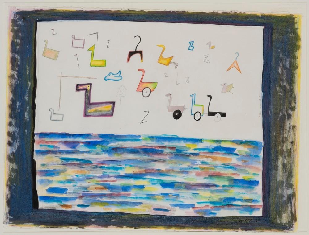 Rafael Gurvich comparable auction result: rafael gurvich born 1949 sky carnival 1985