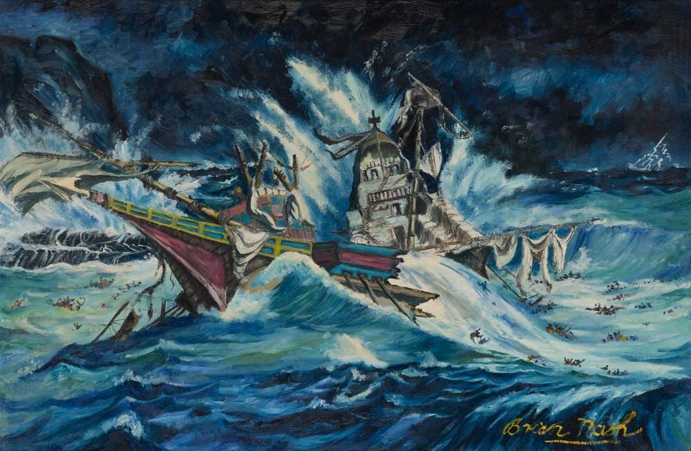 Brian Nash comparable auction result: brian nash born 1942 the storm