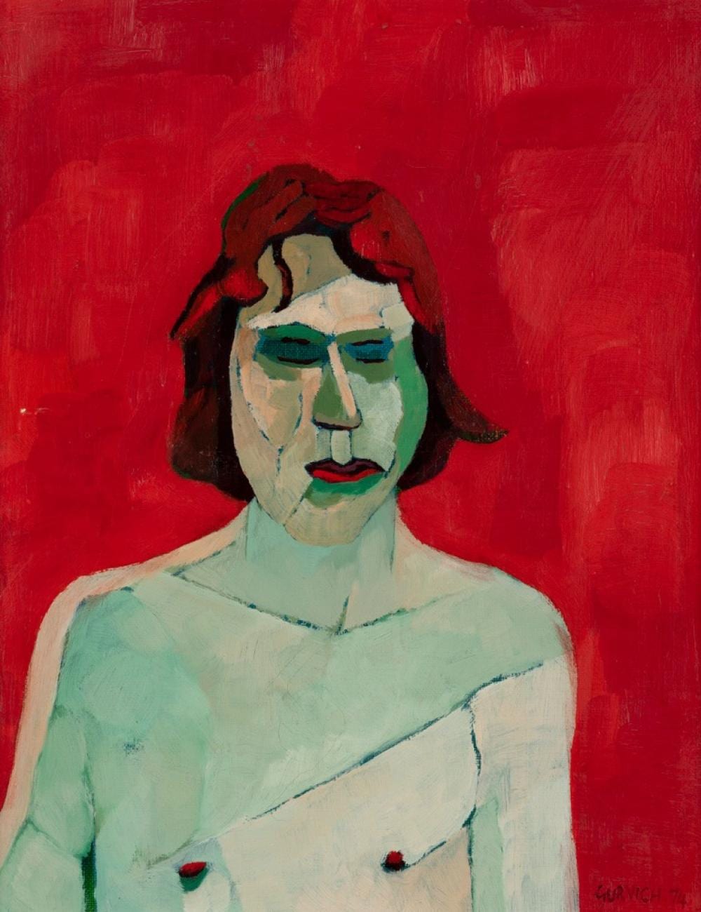 Rafael Gurvich comparable auction result: rafael gurvich born 1949 portrait 1974