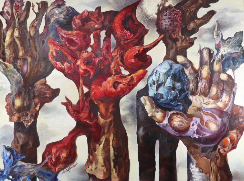 Jean Debattice comparable auction result: jean debattice 1919 1979 imposing oil on panel the orchard