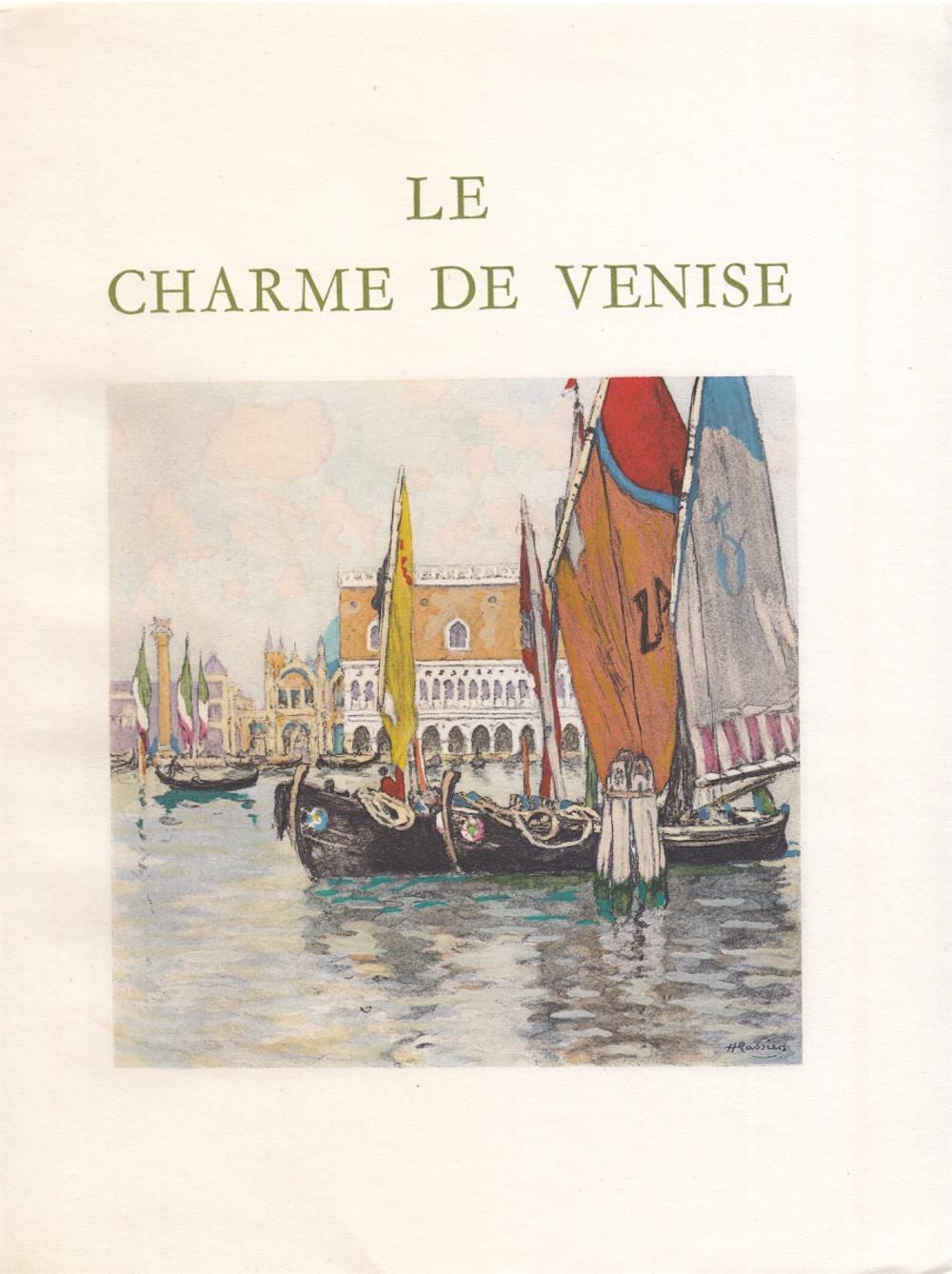 Camille Mauclair comparable auction result: camille mauclair le charme de venise illustrations e