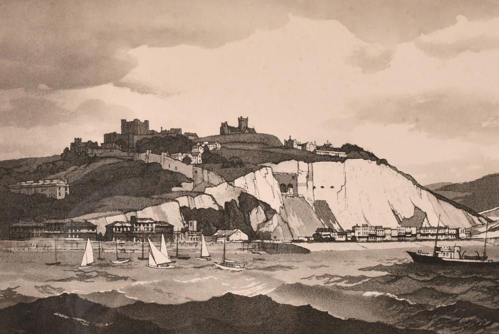Norman Janes comparable auction result: norman janes 1892 1980 british shipping off a harbour aquatint signed in pencil 11 25 x 15 75