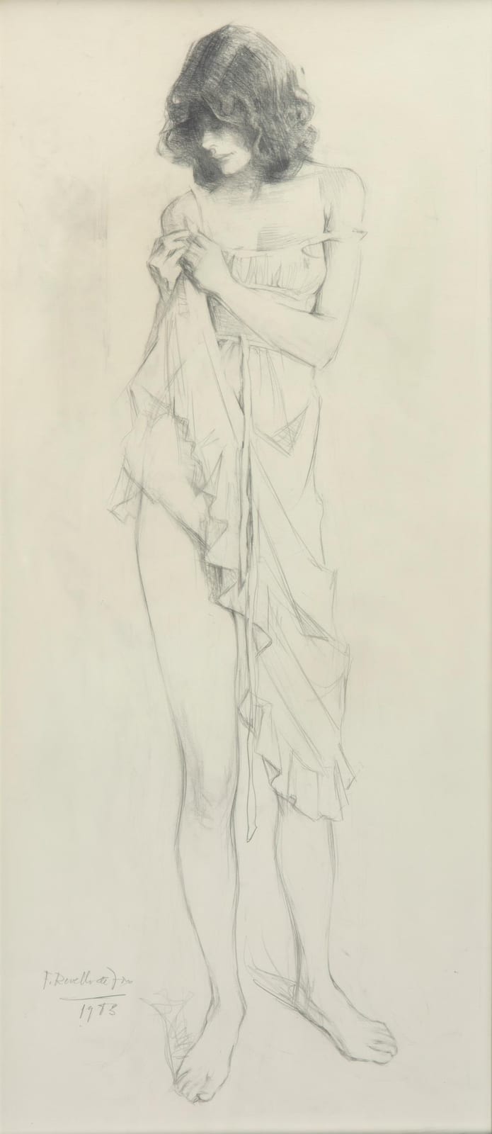 Félix Revello de Toro comparable auction result: f lix revello de toro m laga 1926 untitled 1983 pencil on paper