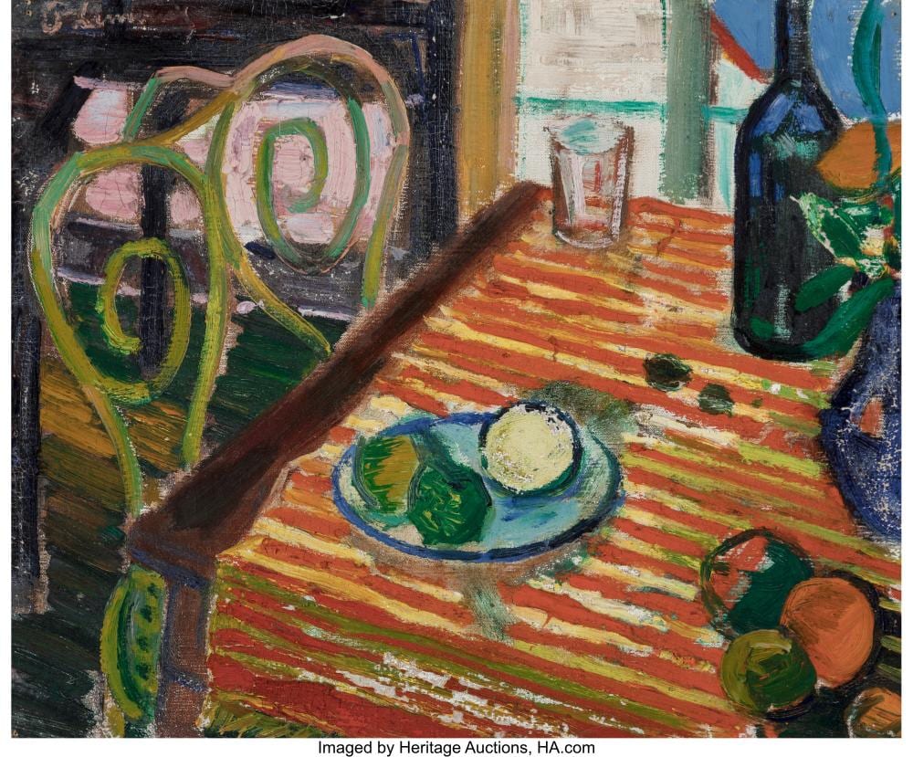 Roger Marcel Limouse comparable auction result: roger marcel limouse french 1894 1990 tabletop still life oil on canvas 17 3