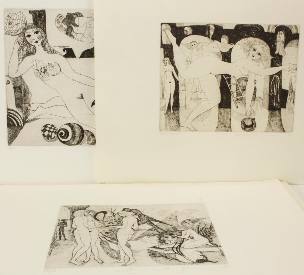 Elfriede Weidenhaus comparable auction result: elfriede weidenhaus 1931 konvolut aus 16 radierungen a set of 16 etchings 1970er 1980er