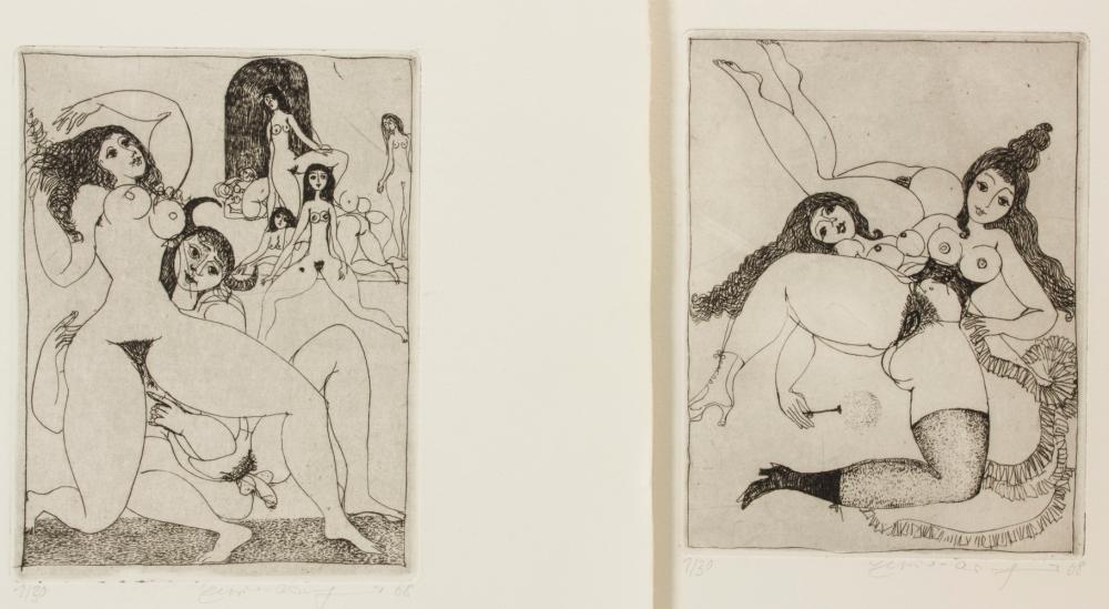 Elfriede Weidenhaus comparable auction result: elfriede weidenhaus 1931 konvolut aus 17 radierungen a set of 17 etchings 1968