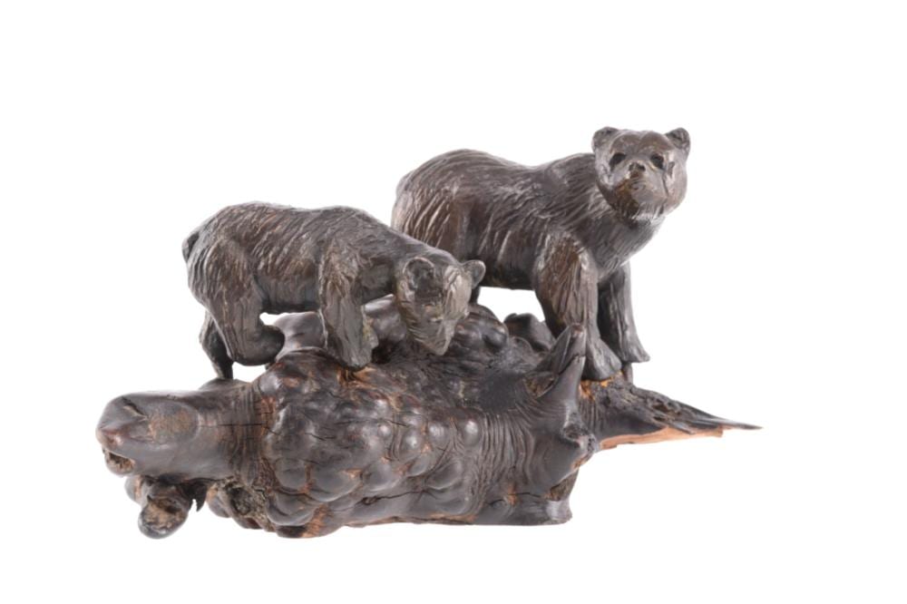 John Louis Clarke comparable auction result: john louis clarke 1881 1970 grizzly bear bronze