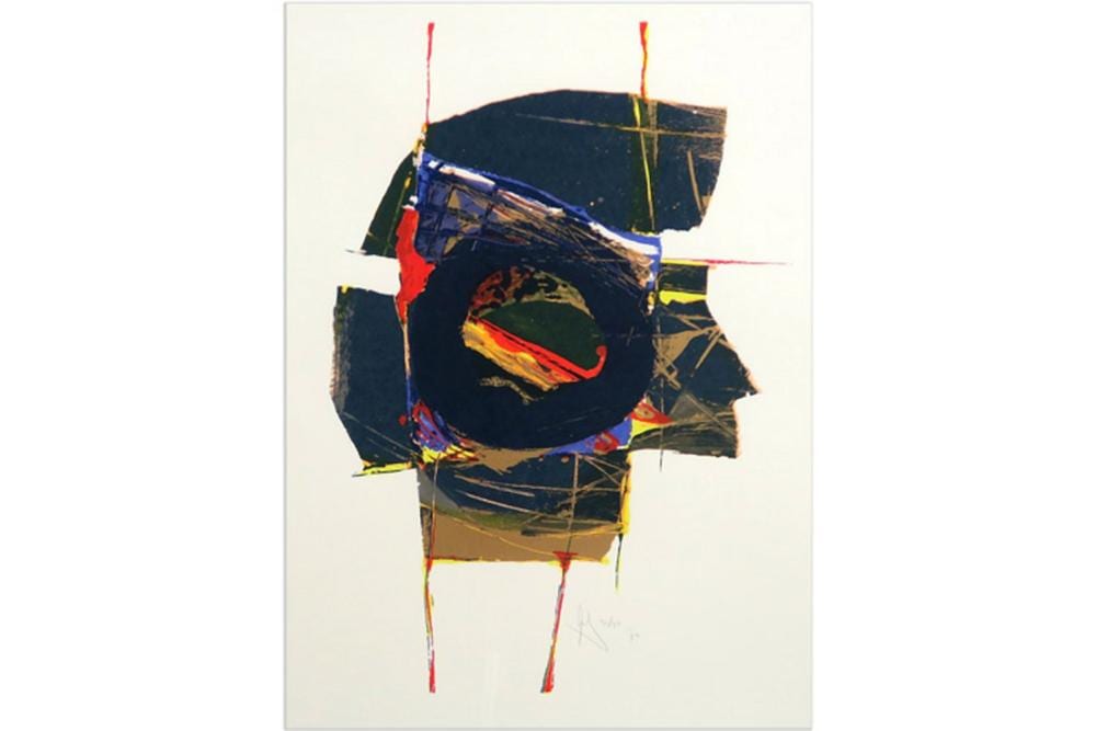 arty grimm 1950 screenprint in kleuren n 32 40 abstracte compositie · DVC · 2021-10-03 Arty Grimm comparable auction result: arty grimm 1950 screenprint in kleuren n 32 40 abstracte compositie