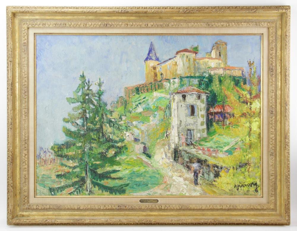 jean vinay champ de mars a l albenc oil on canvas · Kaminski Auctions · 2021-10-02 Jean Vinay comparable auction result: jean vinay champ de mars a l albenc oil on canvas