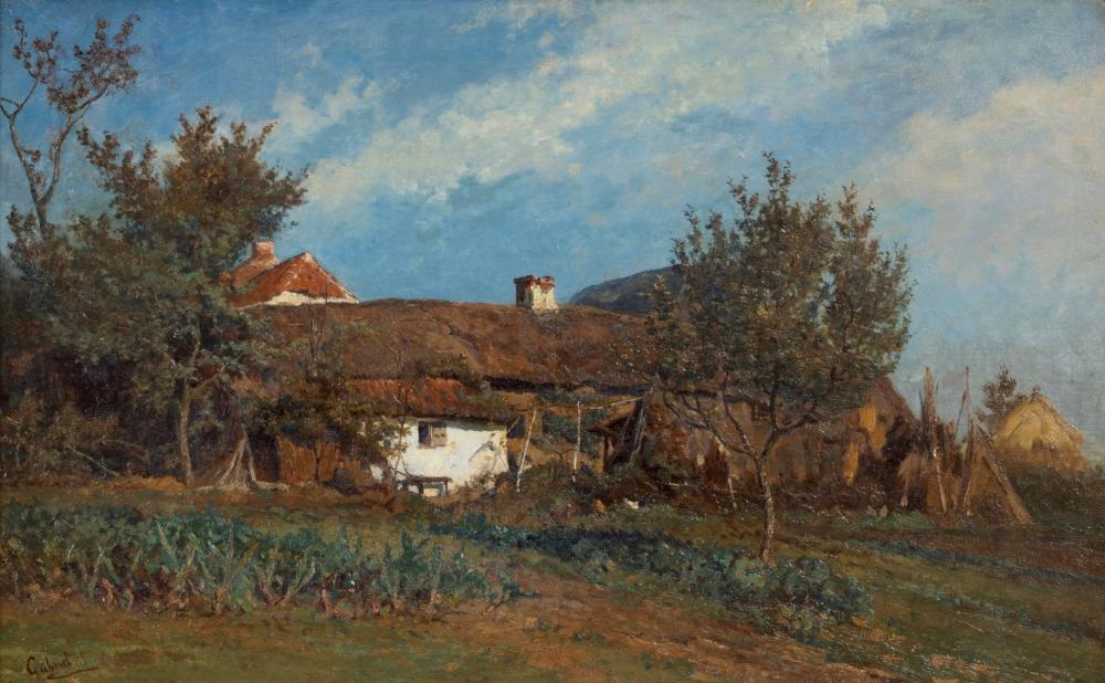 Paul Joseph Constantin Gabriel comparable auction result: paul joseph constantin gabriel 1828 1903 a farm in the sun