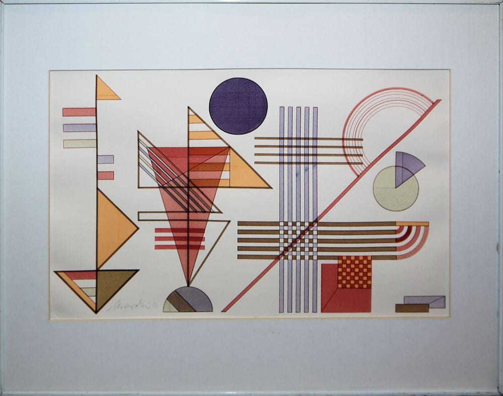Herbert Kapitzki comparable auction result: herbert kapitzki 2 originale zeichnungen 1984 u 1986 2 farbserigrafien alle signiert 1x datiert 1964
