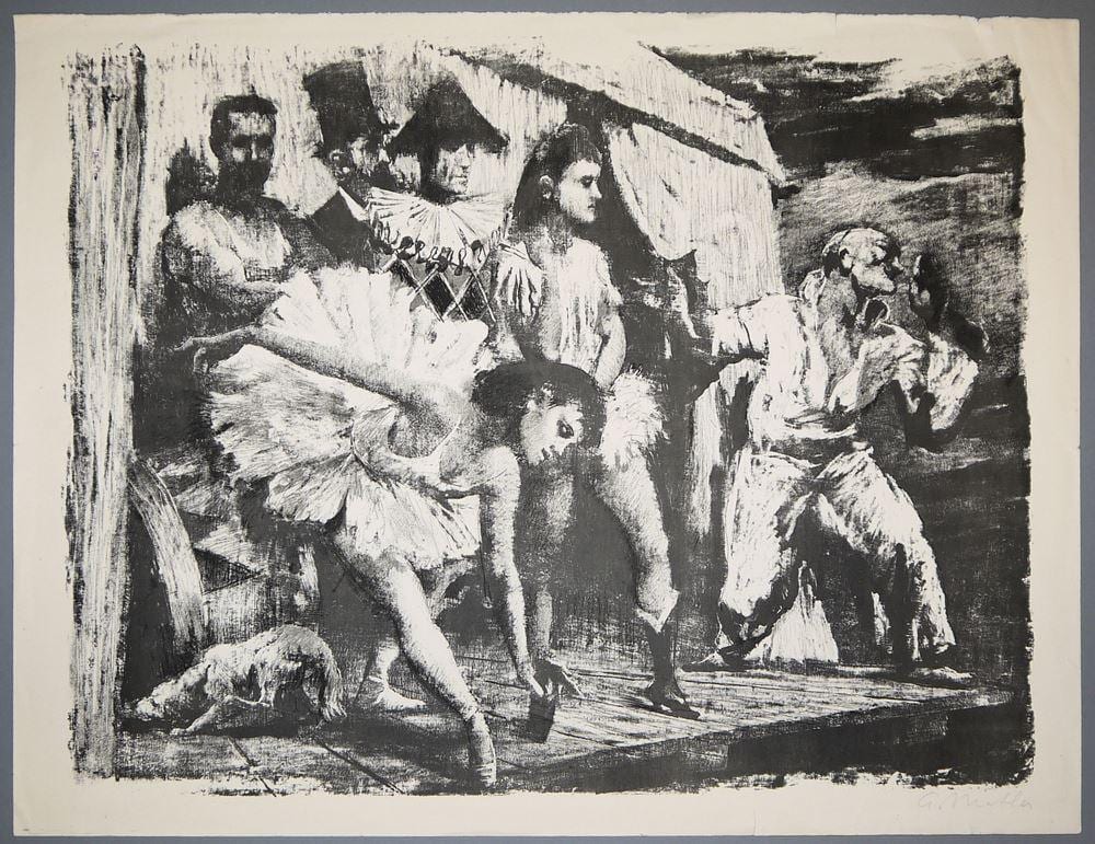 arvid mather beim applaus signierte lithographie · K&K – Auktionen in Heidelberg · 2021-10-22 Arvid Mather comparable auction result: arvid mather beim applaus signierte lithographie