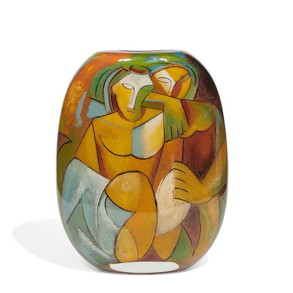 Ada Loumani comparable auction result: ada loumani b 1959 two picassos vase 12 w x 5 1 2 d x 16 h