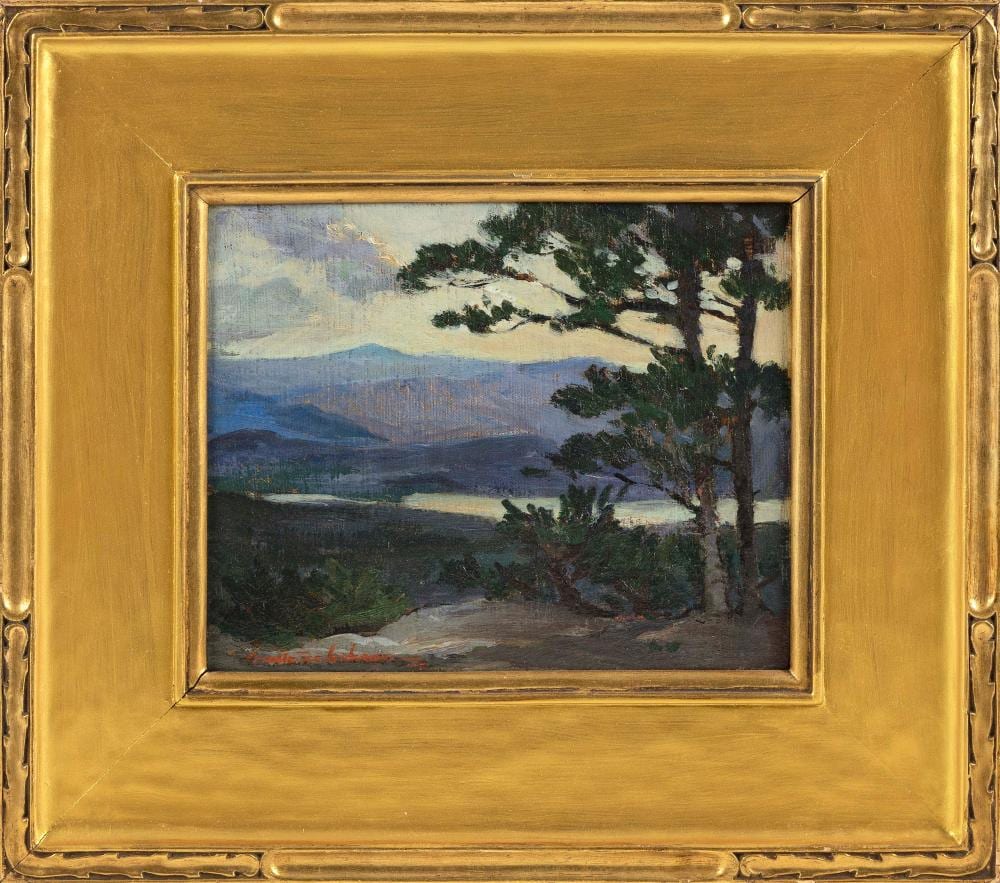 Constance Cochrane comparable auction result: constance cochrane pennsylvania florida 1888 1962 mountain view oil on canvas board 8 25 x 10 framed 14 x 16