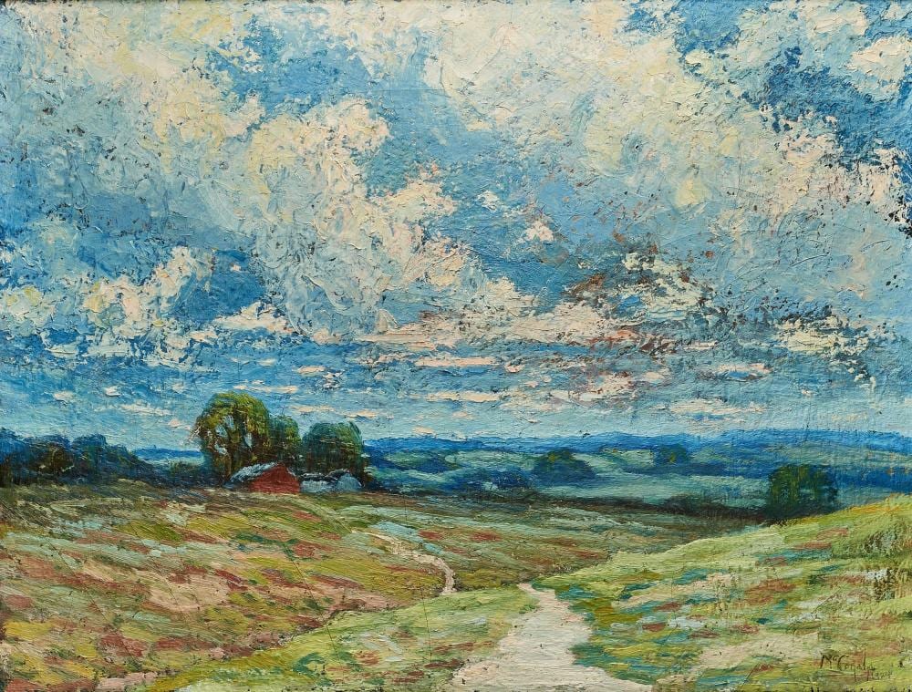 Lawrence McConaha comparable auction result: lawrence mcconaha painting