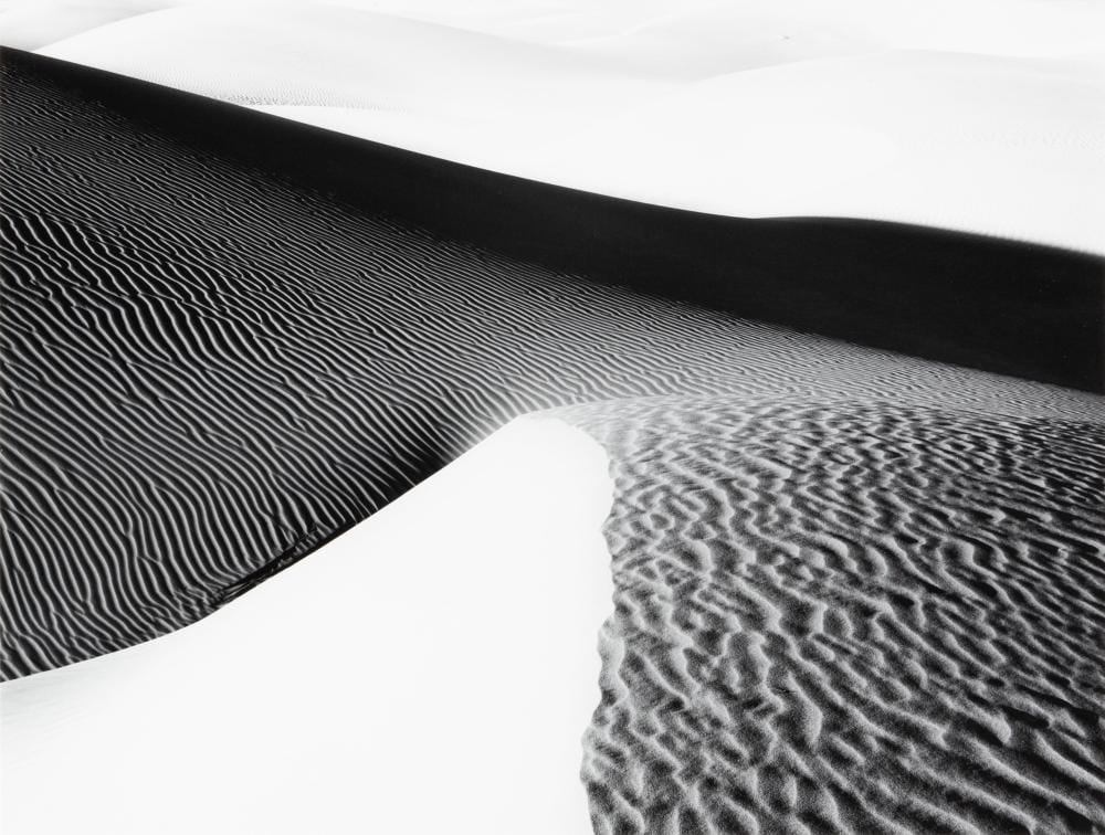 Huntington Witherill comparable auction result: huntington witherill sand dunes death valley 1980