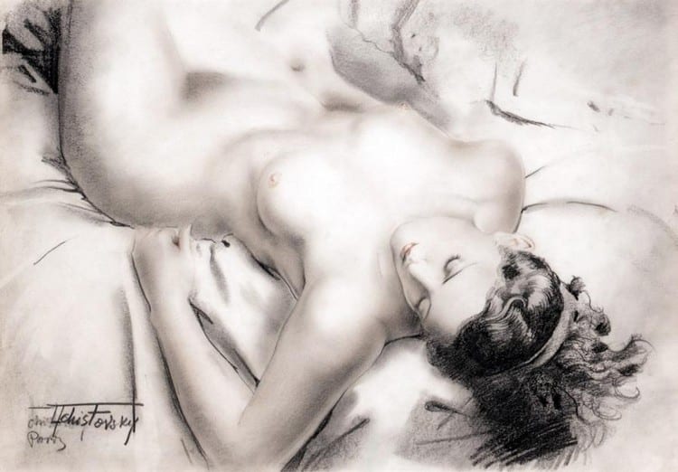Lev Chistovsky comparable auction result: lev chistovsky 1902 1969 reclining nude