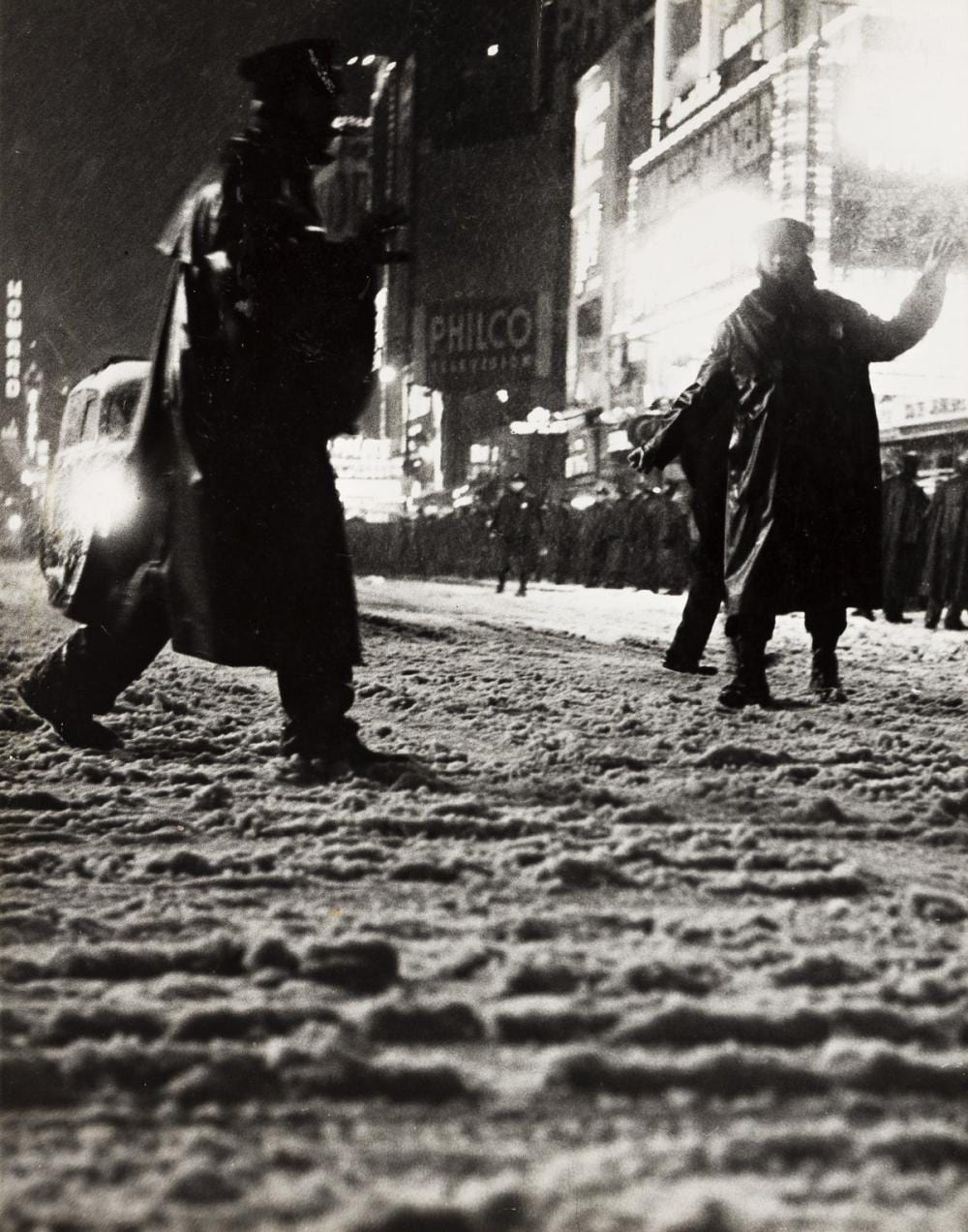 Ted Croner comparable auction result: ted croner 1922 2005 policemen on snowy street
