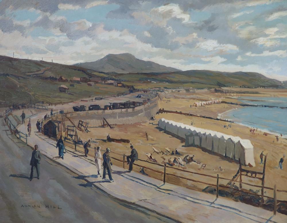 Adrian Hill comparable auction result: adrian hill 1895 1977 north country beach scene oil on canvas 69 x 88cm