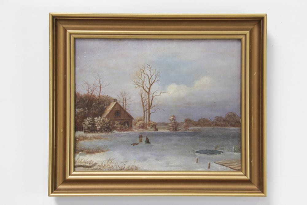 Frederik Rohde comparable auction result: frederik rohde 1816 1886 tilskrevet parti med frossen s og personer 25