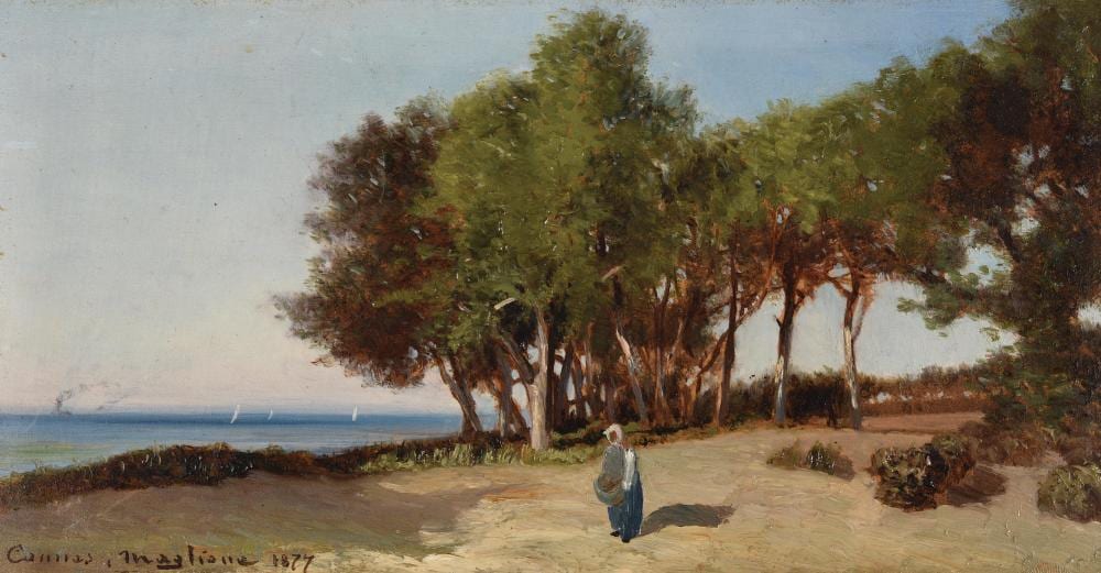 André Maglione comparable auction result: andr maglione 1839 1923 les pins cannes