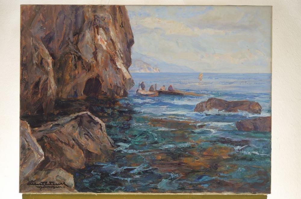 Albert Wenk comparable auction result: albert wenk 1863 br hl 1934 munich rocky coastal