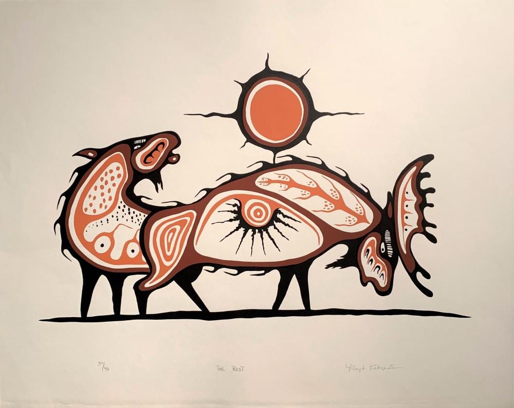 Lloyd Kakepetum comparable auction result: lloyd kakepetum 1958 the rest 1980