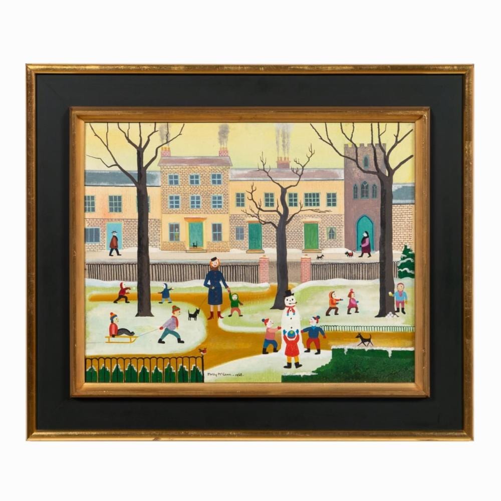 molly mccann winter oil on canvas 1968 · Ahlers & Ogletree Inc. · 2021-10-24 Molly McCann comparable auction result: molly mccann winter oil on canvas 1968