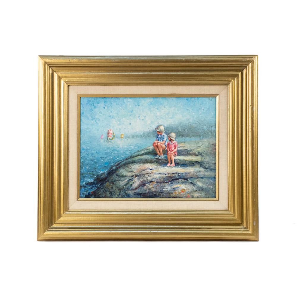 Rufino Ceballos comparable auction result: rufino ceballos signed oil on canvas