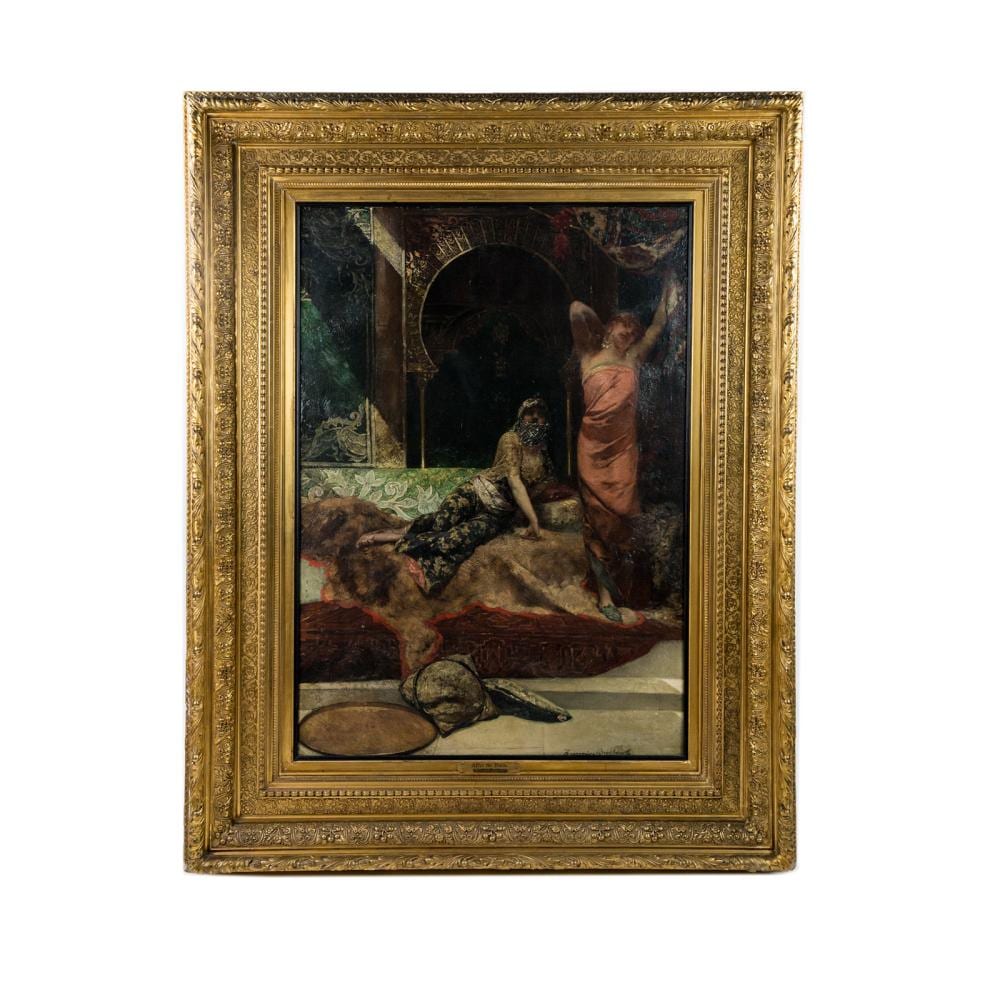 jean joseph benjamin constant signed oil on board · Atlanta Auction Gallery, ltd · 2021-10-23 Jean-Joseph Benjamin-Constant comparable auction result: jean joseph benjamin constant signed oil on board