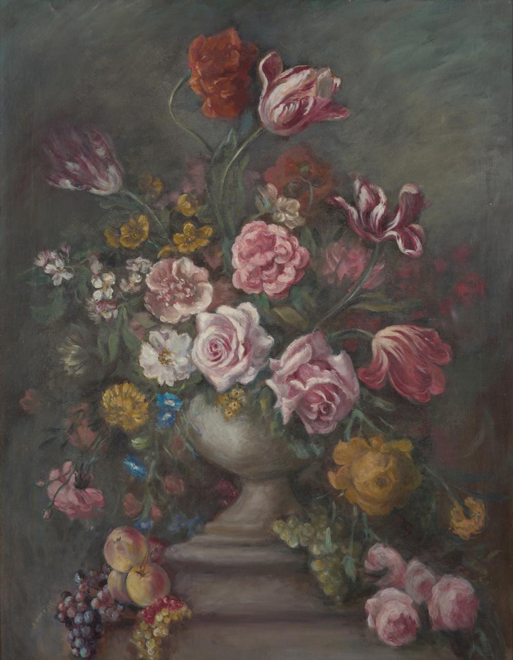 Dora McRae comparable auction result: dora mcrae 1908 2003 still life oil on canvas
