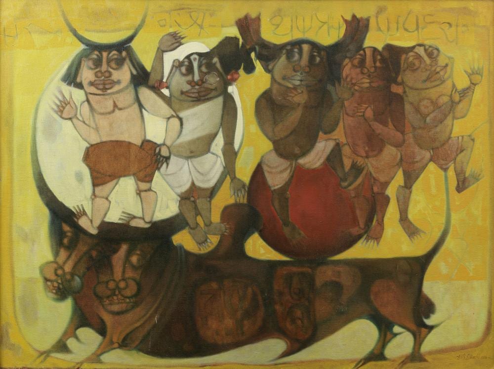 j sultan ali indian 1920 1990 untitled adivasis · Bonhams · 2021-10-25 J. Sultan Ali comparable auction result: j sultan ali indian 1920 1990 untitled adivasis