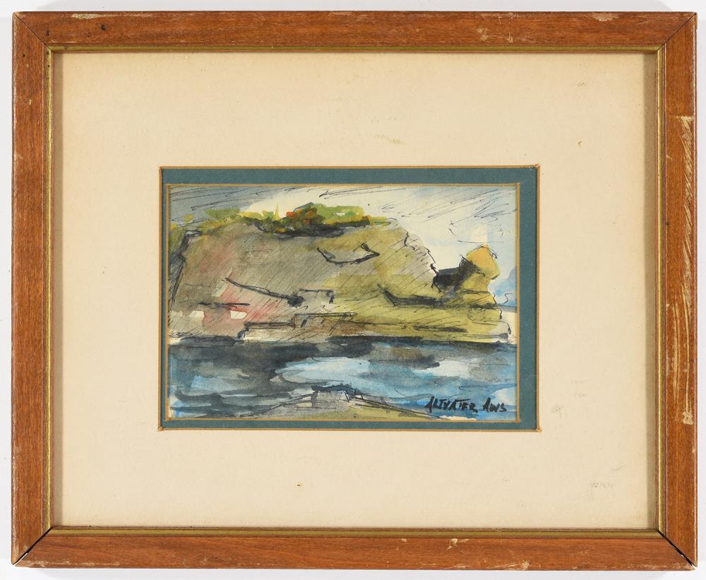 catherine tharp altvater american 1907 1984 bald head cliff watercolor on paper · Huntington Museum of Art · 2021-10-16 Catherine Tharp Altvater comparable auction result: catherine tharp altvater american 1907 1984 bald head cliff watercolor on paper