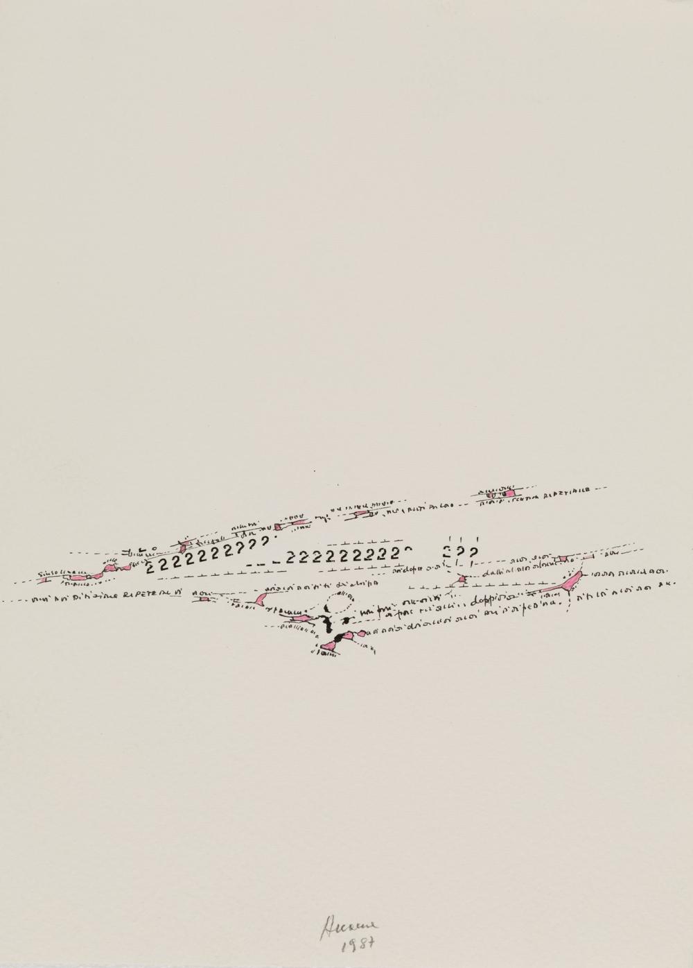 Vincenzo Accame comparable auction result: vincenzo accame 1932 1999 untitled 1987