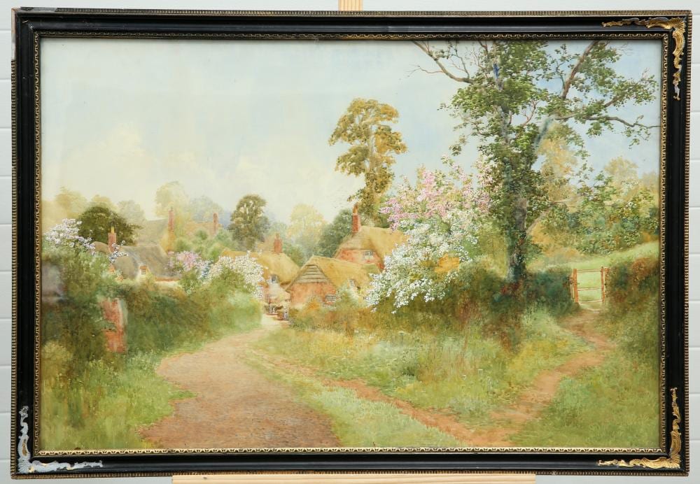 Arthur Stanley Wilkinson comparable auction result: arthur stanley wilkinson 1860 1930 a view in devon signed and indistinc