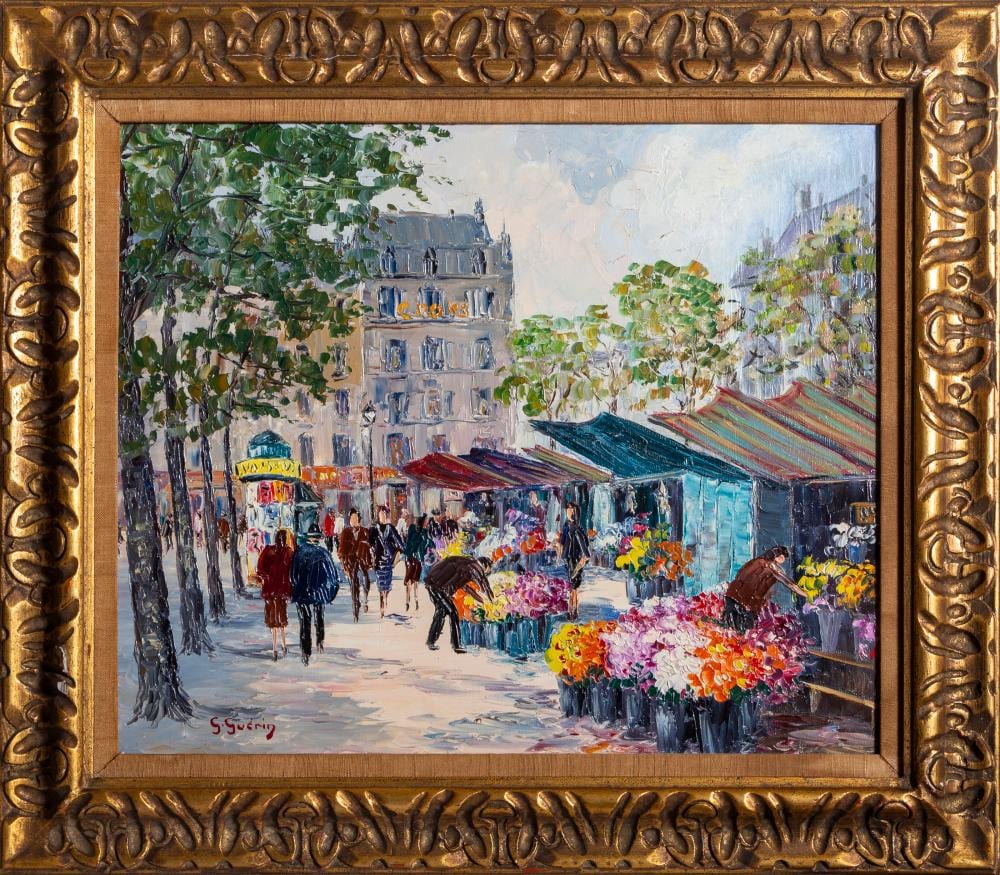 georges guerin paris cityscape oil painting · RoGallery · 2021-10-27 Georges Guerin comparable auction result: georges guerin paris cityscape oil painting