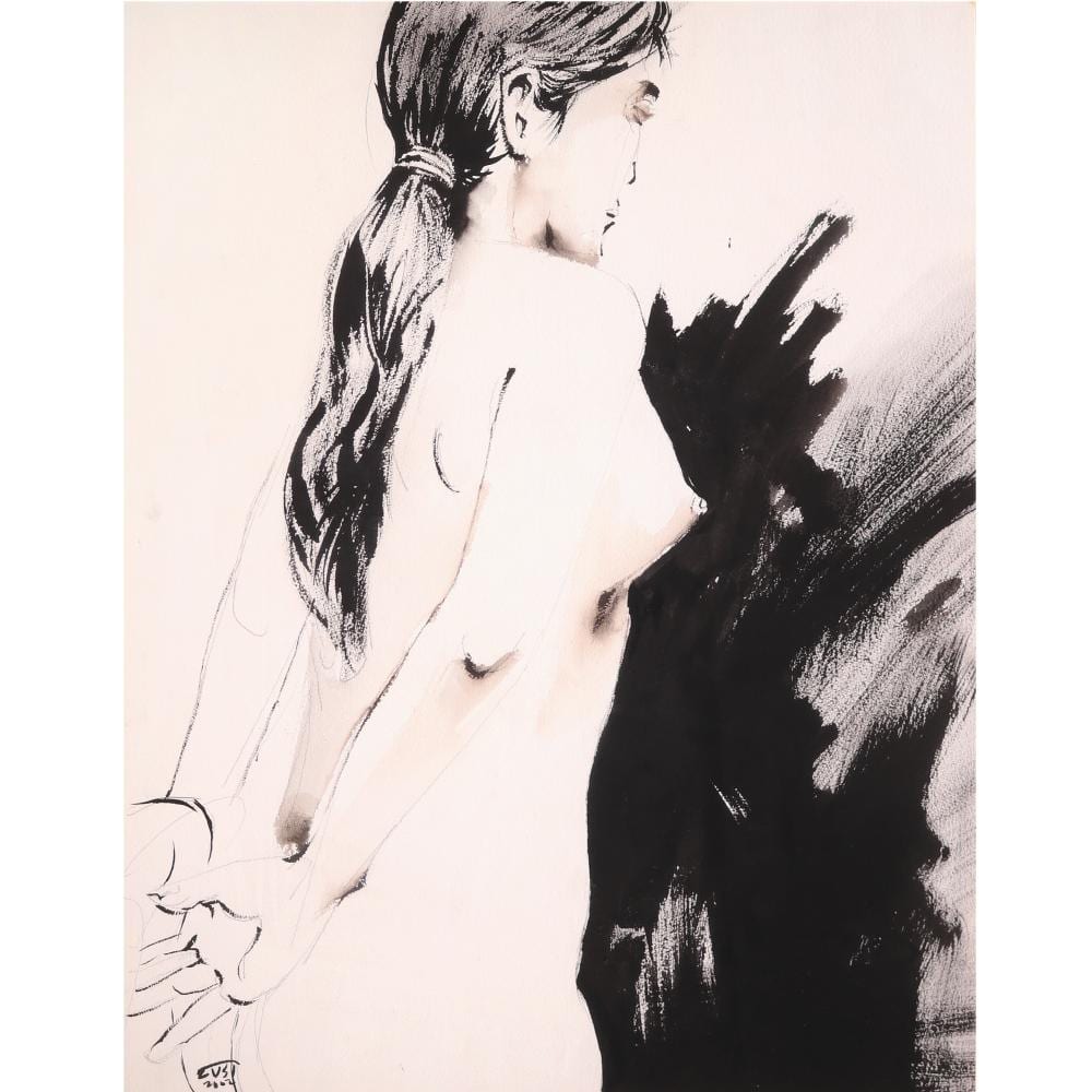 Rafael Cusi comparable auction result: rafael cusi b 1950 untitled nude