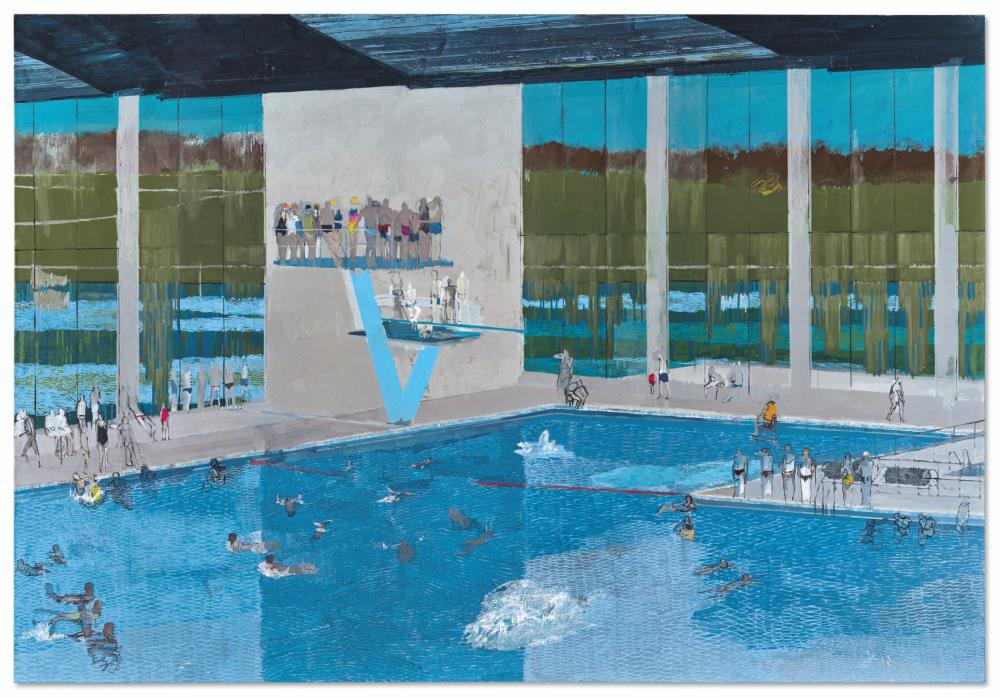 Hurvin Anderson (B. 1965) - Audition comparable sale