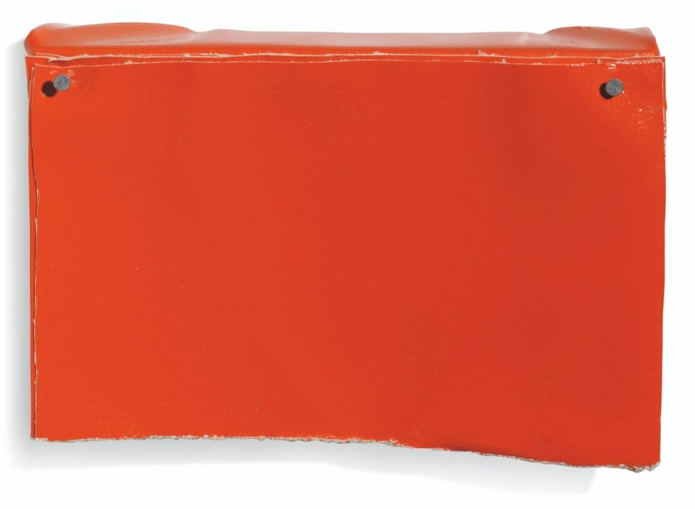 Angela de la Cruz comparable auction result: angela de la cruz b 1965 half mini loop red i