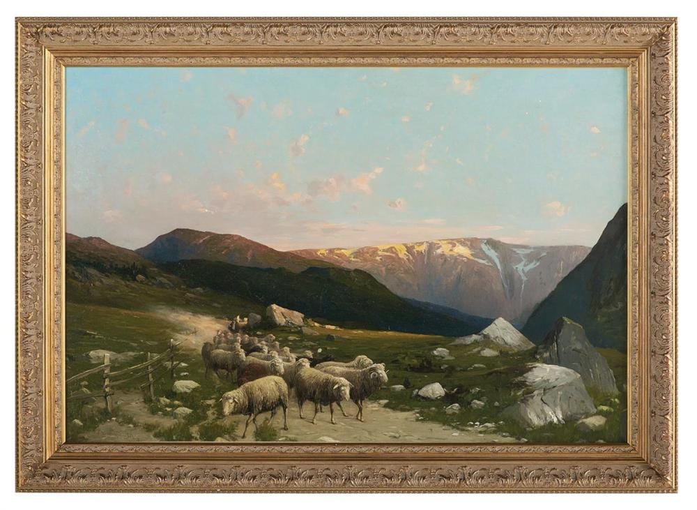 robert c kluth american 1854 1921 mountainous landscape with sheep · New Orleans Auction Galleries · 2021-10-23 Robert Kluth comparable auction result: robert c kluth american 1854 1921 mountainous landscape with sheep