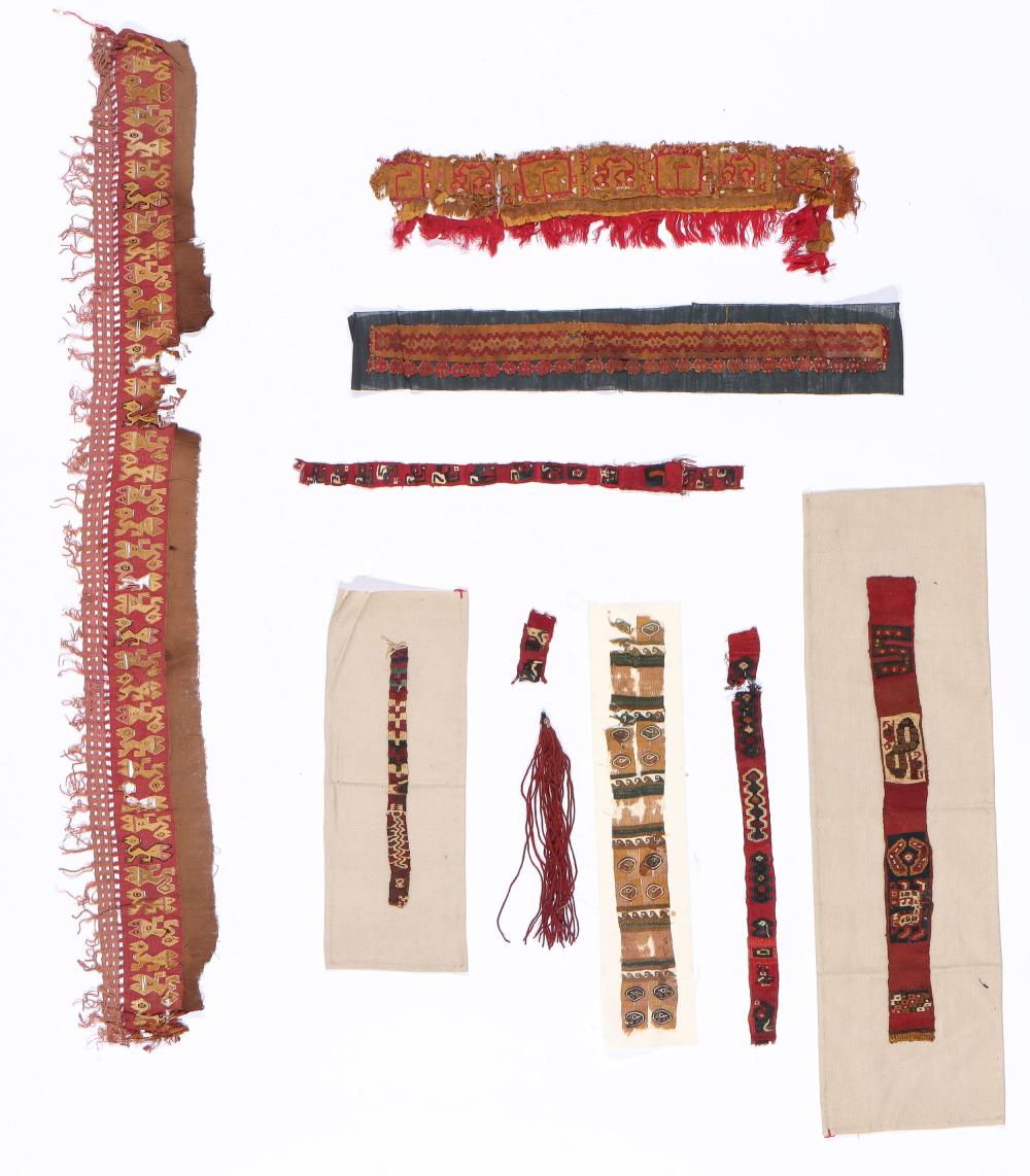Group of Ancient Peruvian Textiles sold by Material Culture, lot 356 — auction record photograph